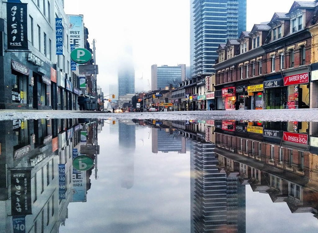 雨后的"平行世界"
