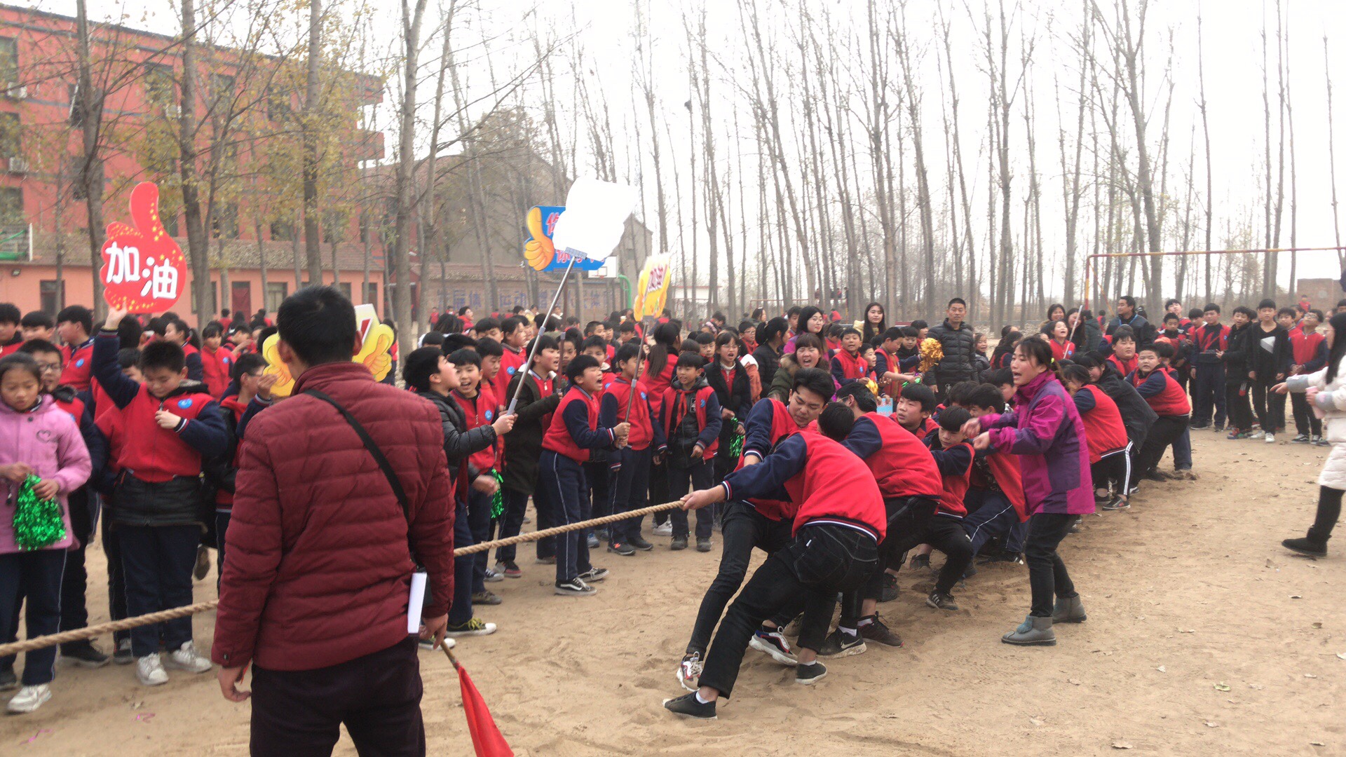 【安阳头条】内黄鹏程学校举办2018年冬季运动会