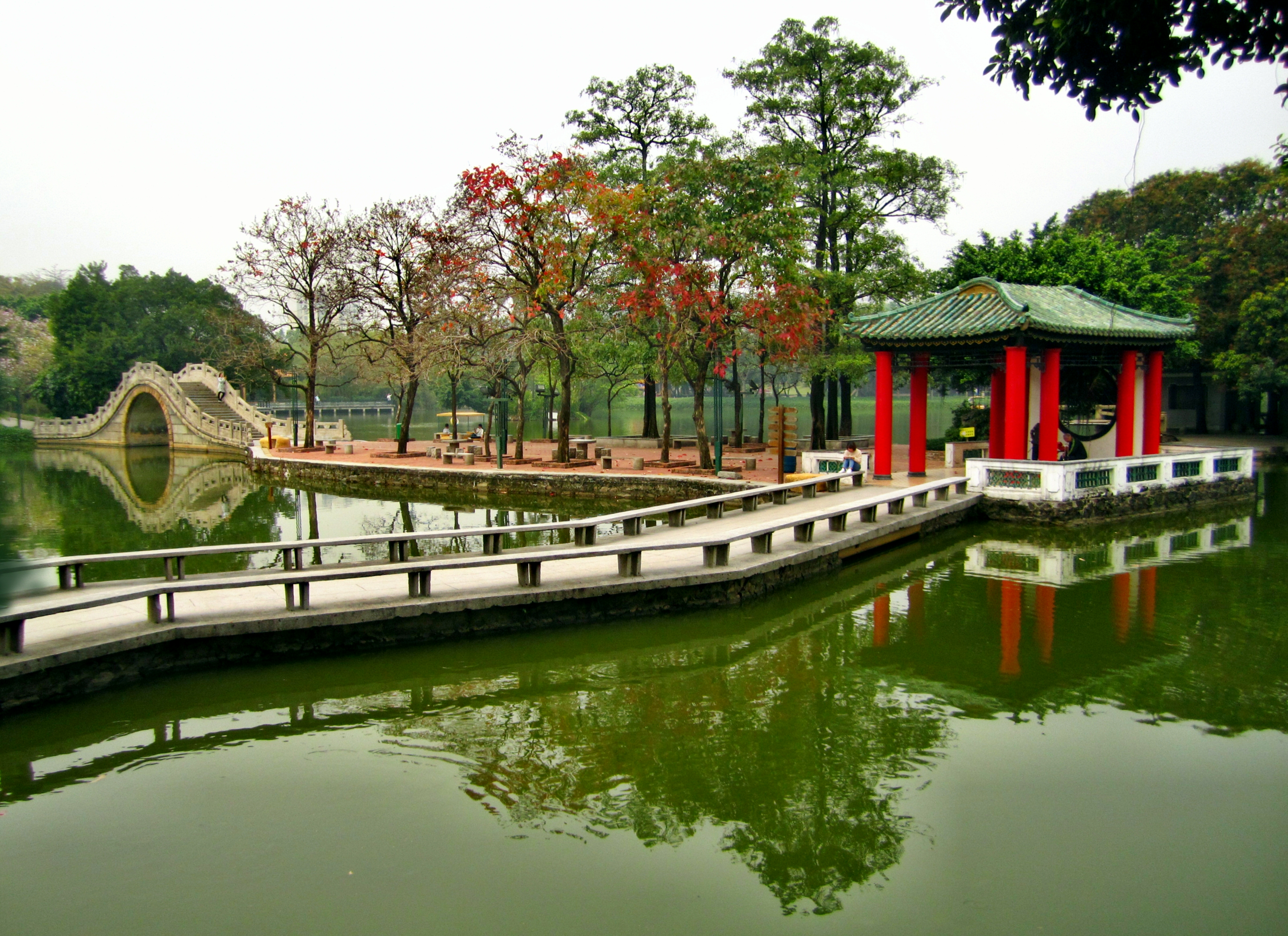 周末清晨,漫步佛山"中山公园"风景这边独好.(初学者ling拍摄)