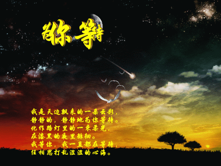 为你等待