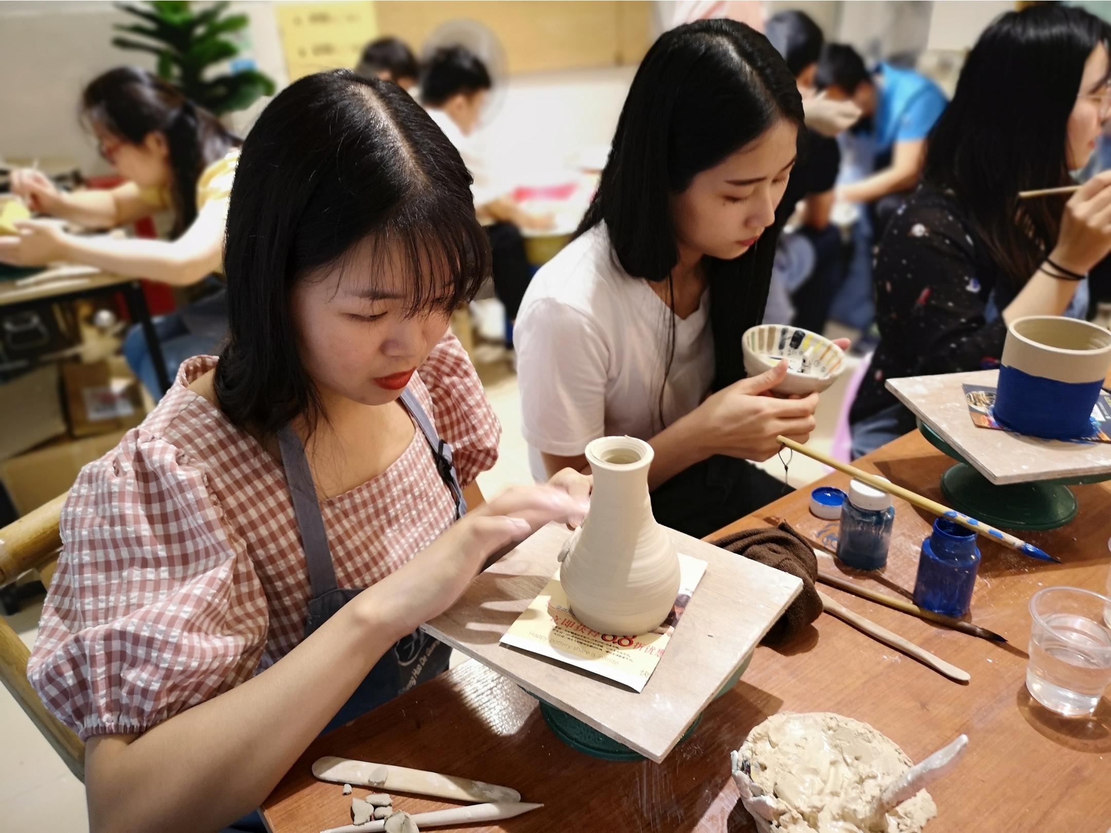 一起做陶艺啊