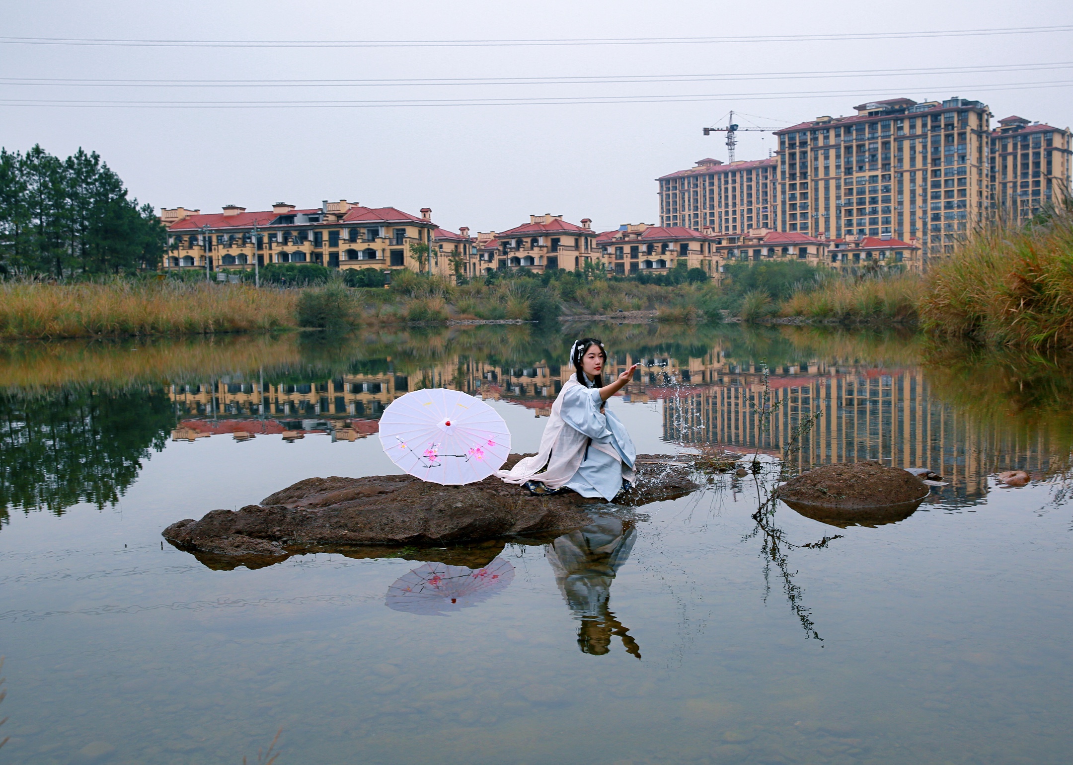 《在水一方》摄于金华市婺城区琅琊镇白沙溪