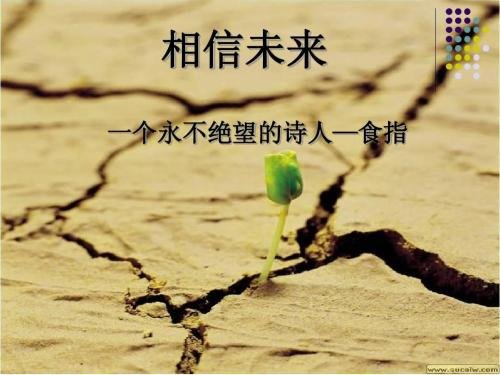 配乐诗朗诵《相信未来》作者:食指朗诵:老荣