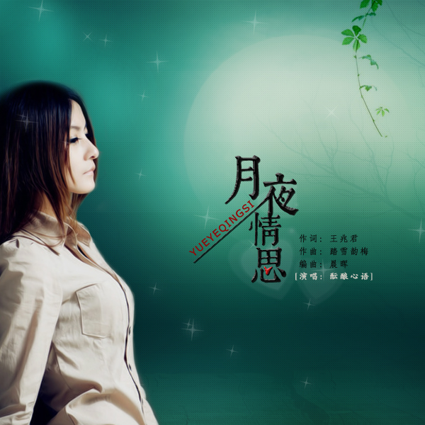 新歌速递:《月夜情思》作词:幸天游作曲:踏雪韵梅女首