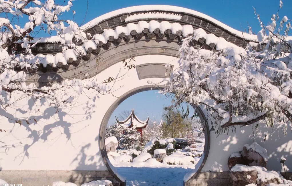 多情的【江南雪景】