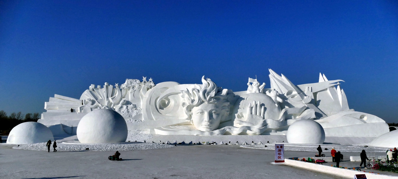 哈尔滨太阳岛公园雪雕