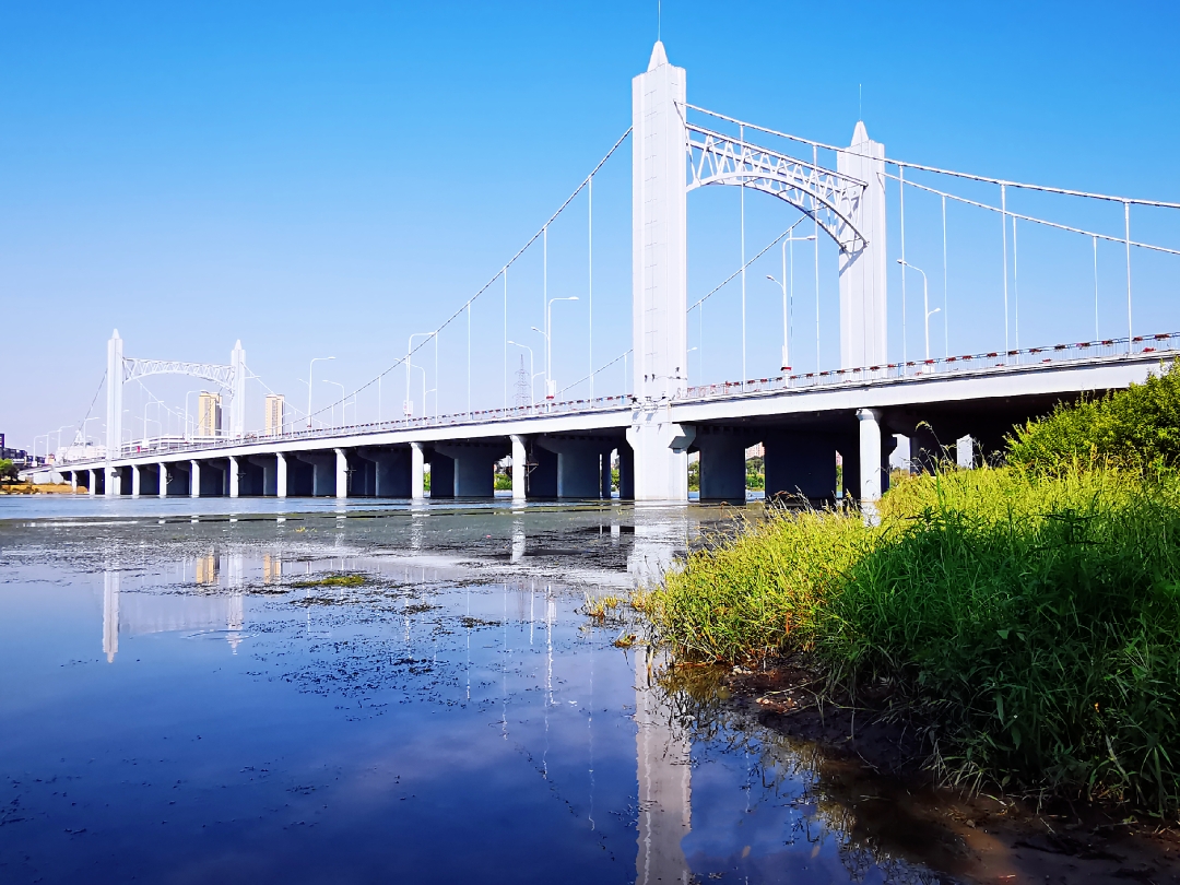 大桥横跨衍水河