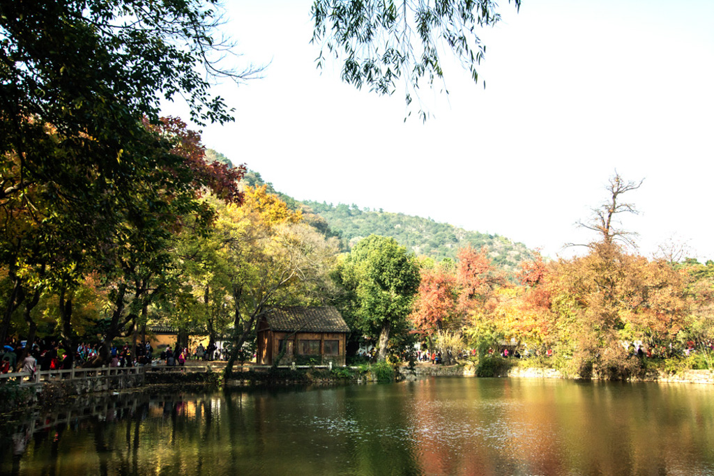 《蘇州天平山,虎丘秋景》