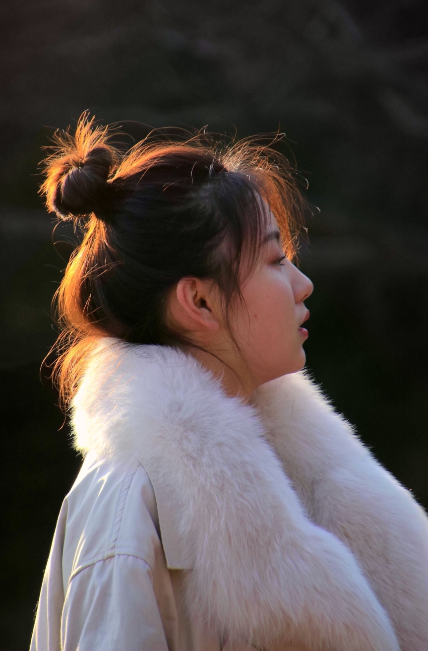 我的冬天61大光比下的女孩拍过来青岛永盛摄影俱乐部逆光人像跟拍