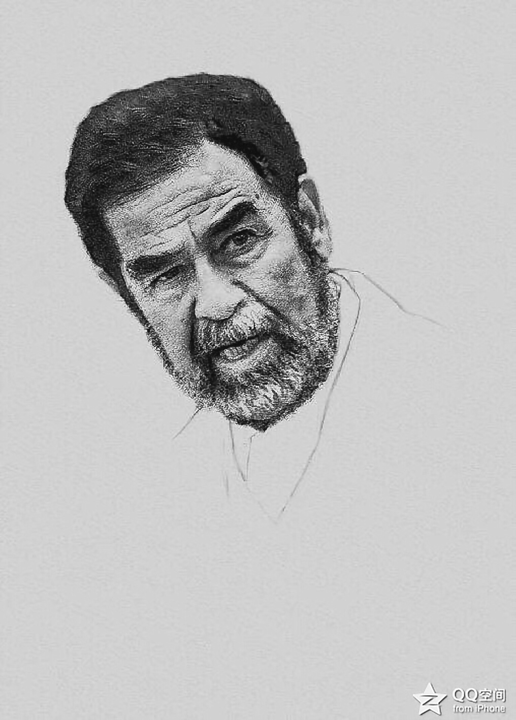 数码照片铅笔画效果