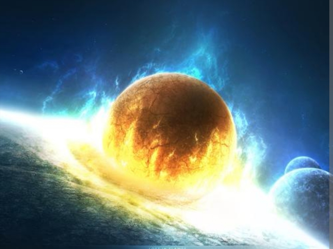 我要像飓风一样的超越 渴望着迎面而来的撞击 那是宇宙和宇宙间的较量