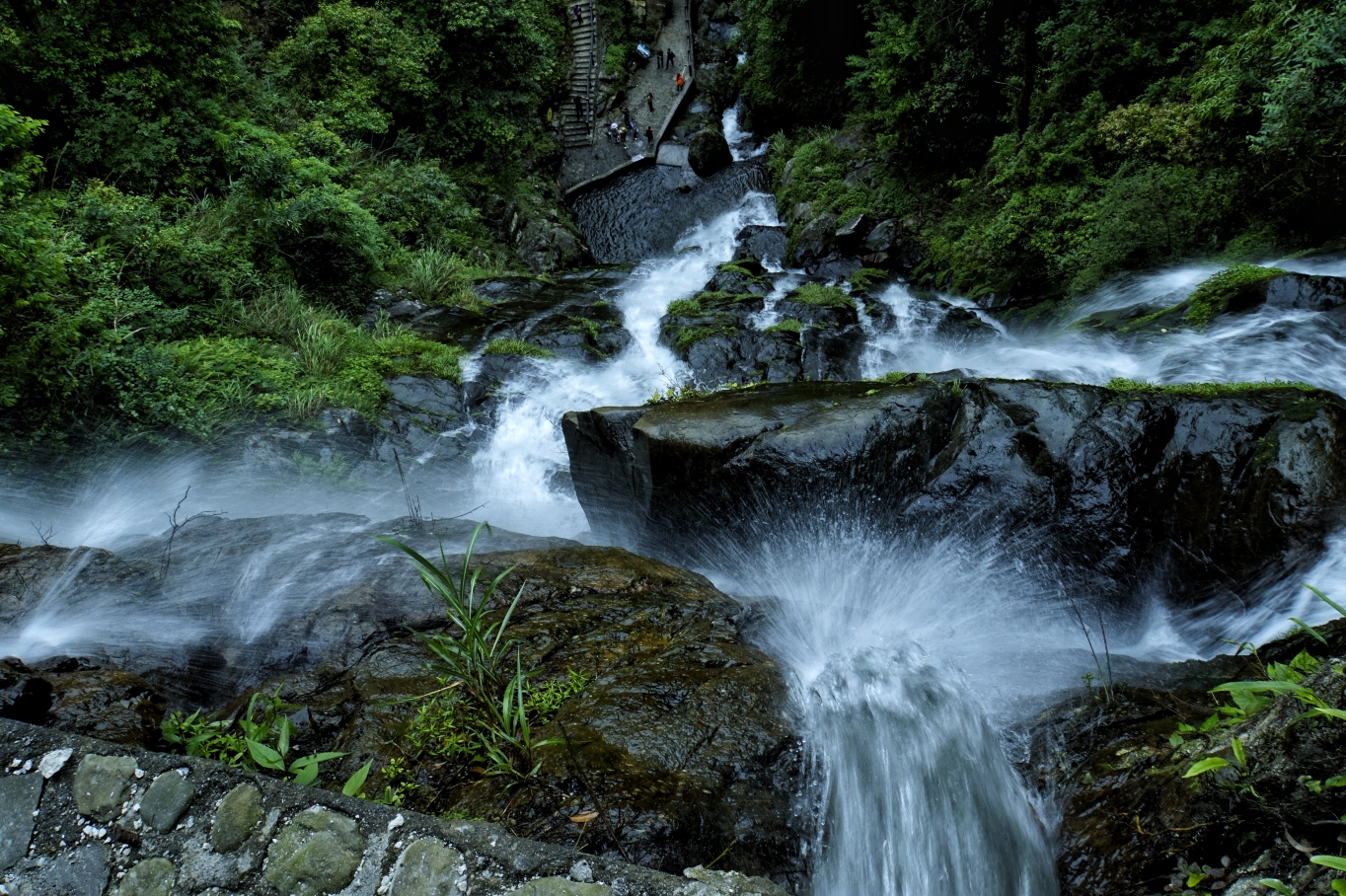 桂林临桂黄沙秘境大峡谷瀑布