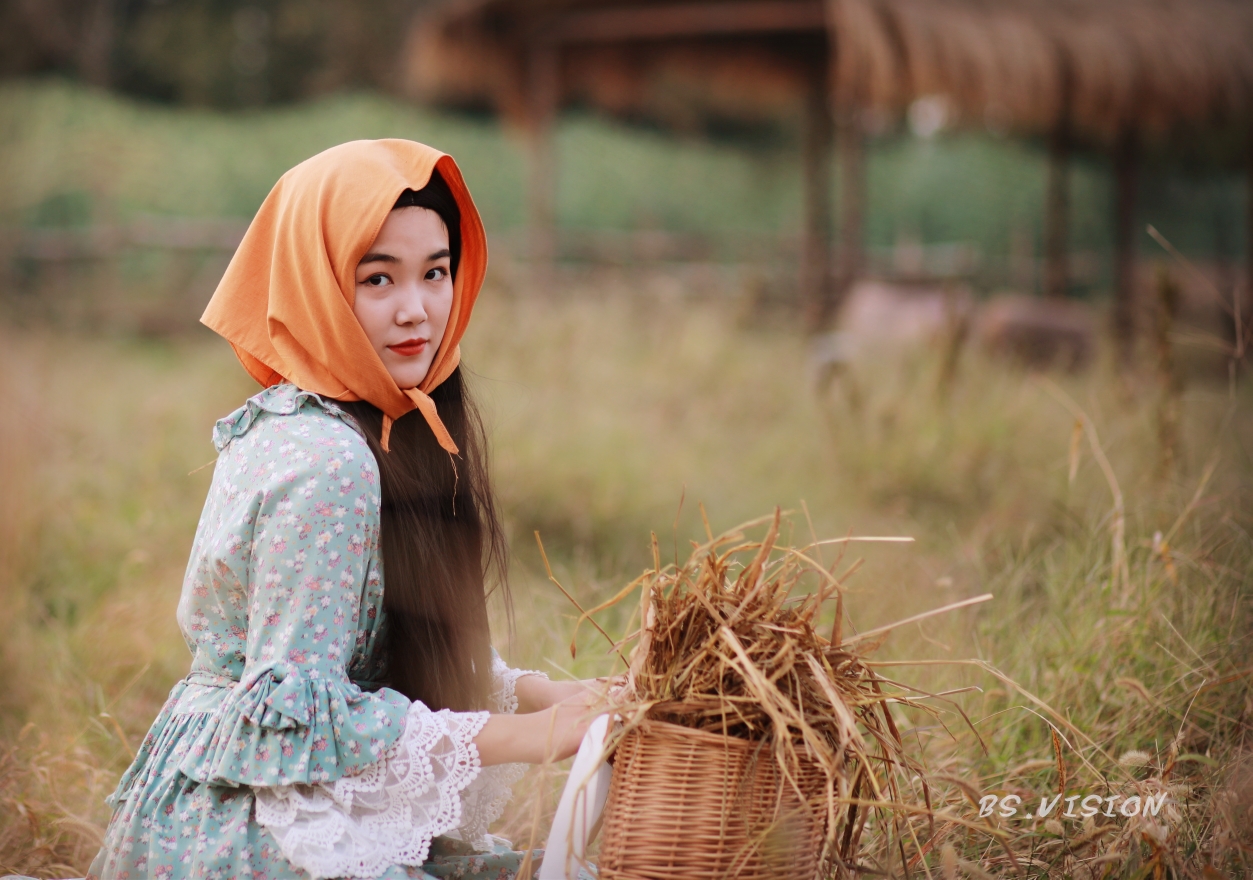 秋日田园(人像摄影作品)