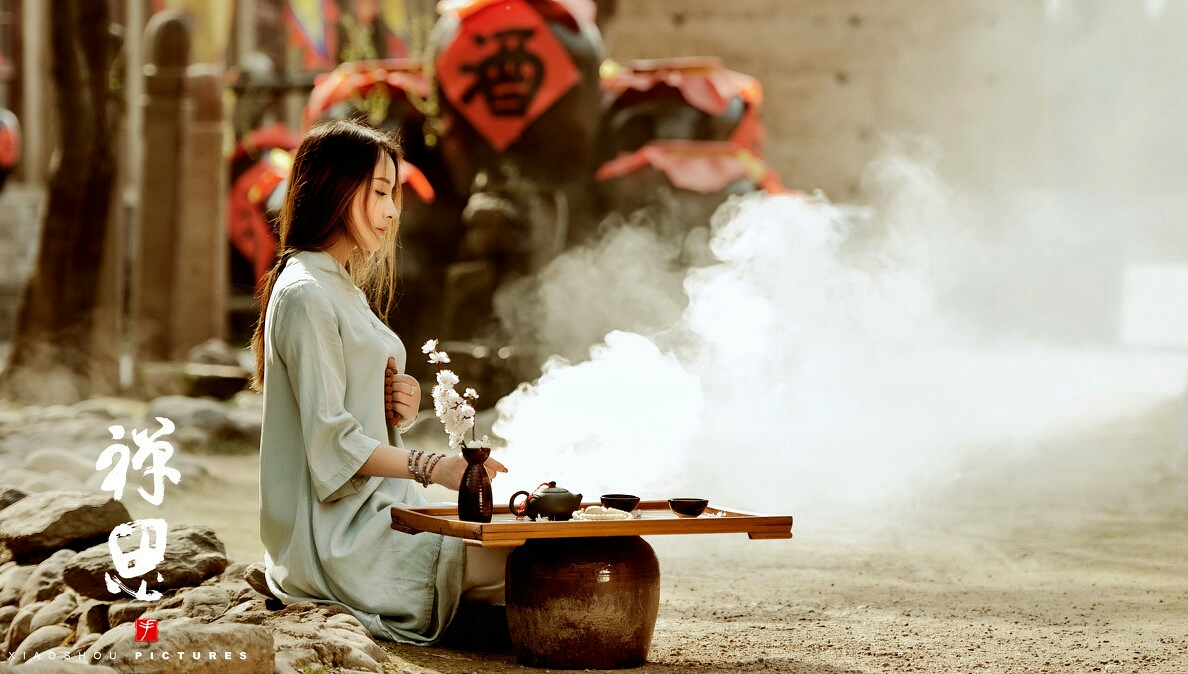 禅茶女人图片意境图片图片