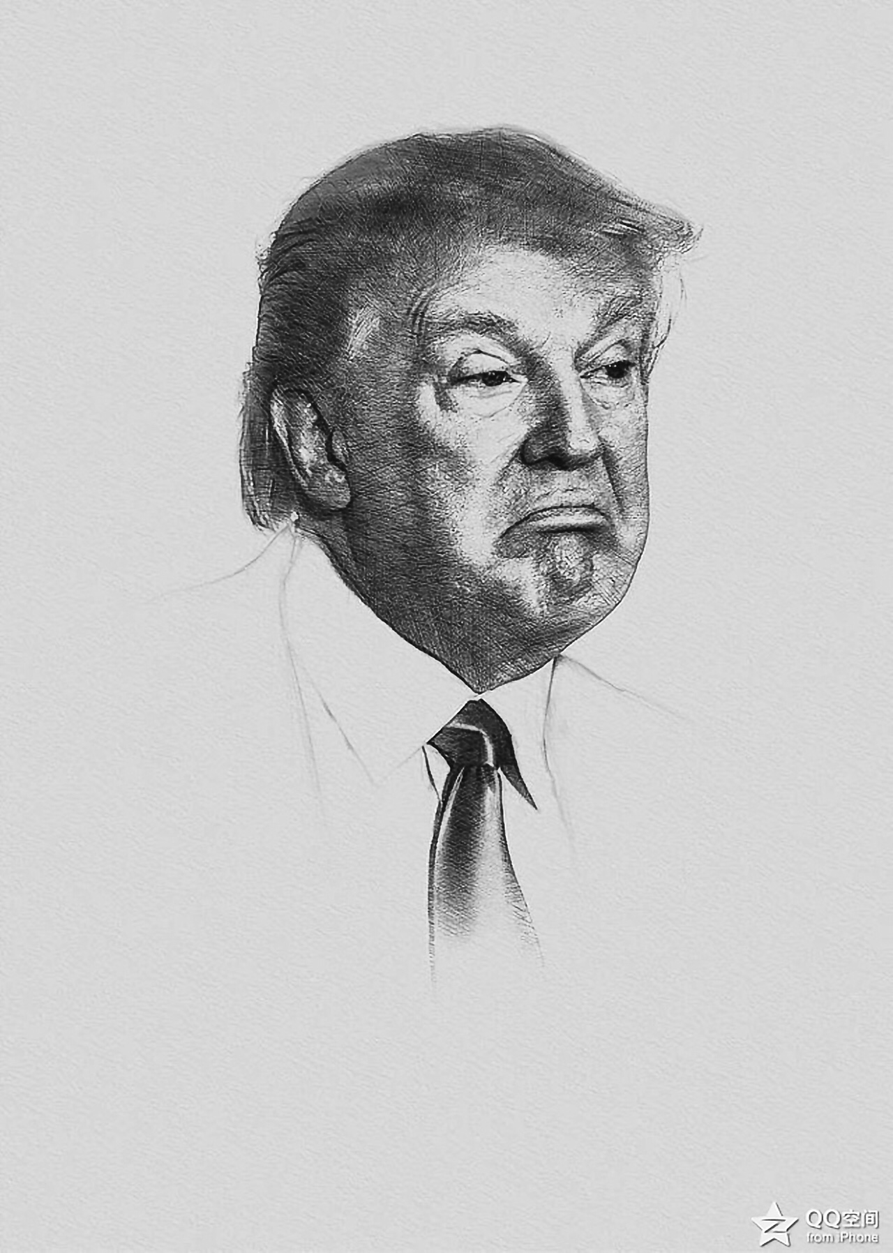 数码照片铅笔画效果