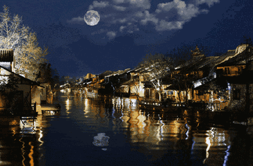 为绍兴朗诵节而作               女:有一个地方叫梦里江南,  中国